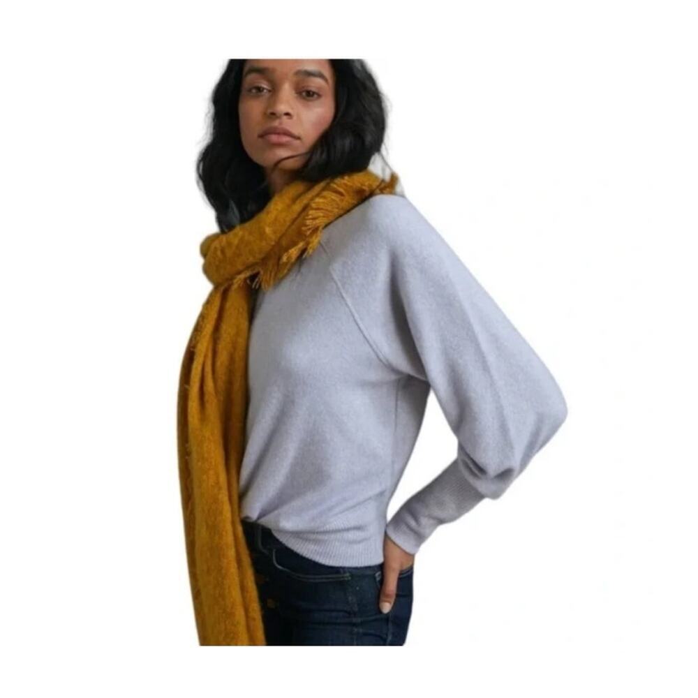 Anthropologie Maeve Laney Mock Neck Long Sleeve‎ Cottagecore Sweater Women Small